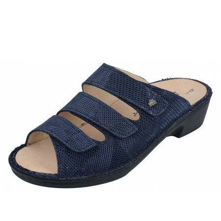 Finn Comfort Damen Canzo Pantoletten in Notte Woody Finn Comfort Damen Canzo Pantoletten in Notte Woody