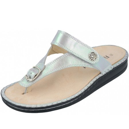 Finn Comfort Damen Alexandria-S Zehentrenner in Argento Finn Comfort Damen Alexandria-S Zehentrenner in Argento